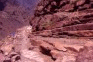 Strates des couches d'Andsite (roche volcanique)